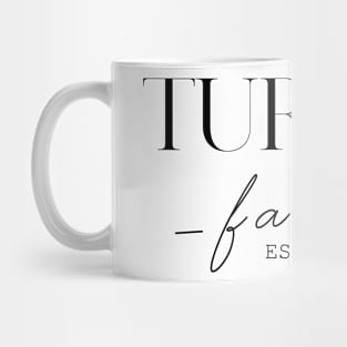 Turner Family EST. 2020, Surname, Turner Mug